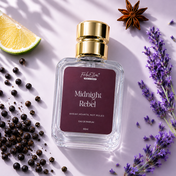 FEBELVN MIDNIGHT REBEL | Eau de Parfum (EDP 20%) | 50 ml | Long Lasting Premium Perfume