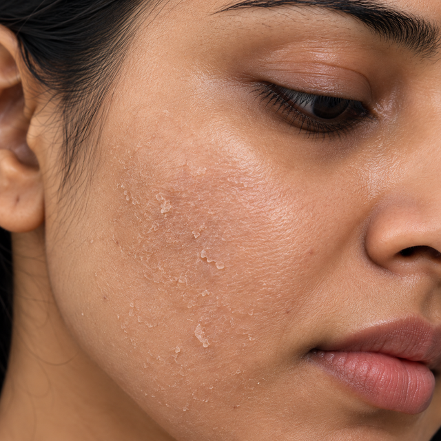 Dead skin buildup