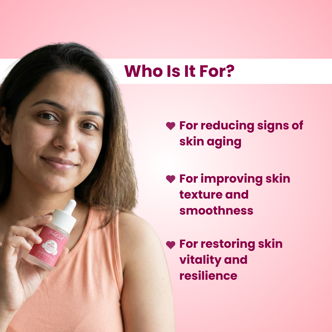 2% PDRN Face Serum with Niacinamide & Peptides for Skin Repair & Glow