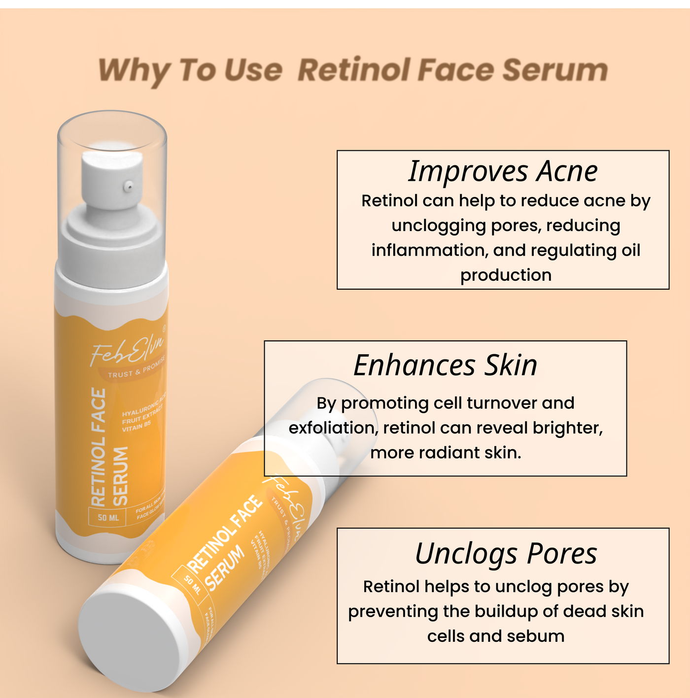 RETINOL FACE SERUM | 50ML