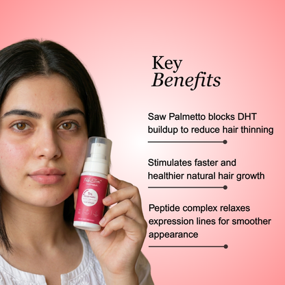 5% Rosemary Hair Growth Serum with 2% Caffeine | Anti Hair Fall & Scalp Strengthening Serum – 50ml