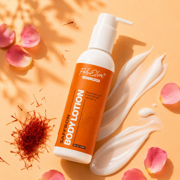 Saffron Body Lotion for Glowing Skin | Rich Hydration & Skin Radiance Care