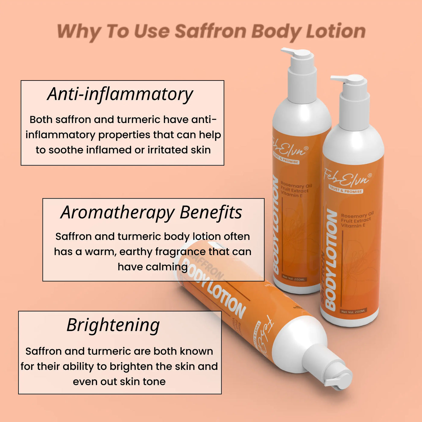 SAFFRON BODY LOTION | 200ML