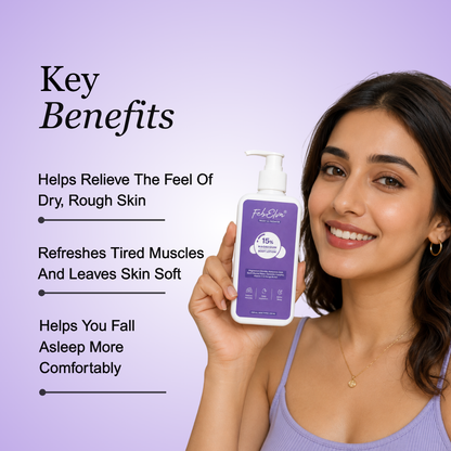 15% Magnesium Body Lotion | Dryness, Barrier Care & Nighttime Comfort