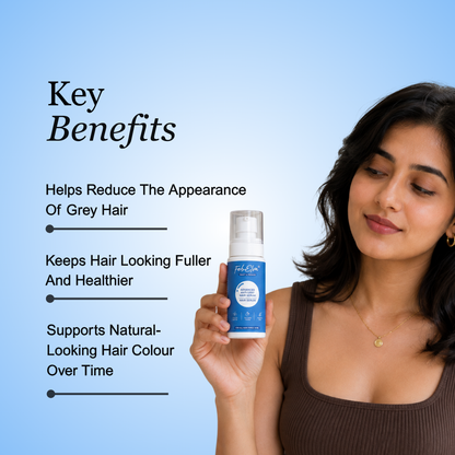 Advanced Anti-Gray Hair Serum For Premature Greying, Hair Fall & Root Strength